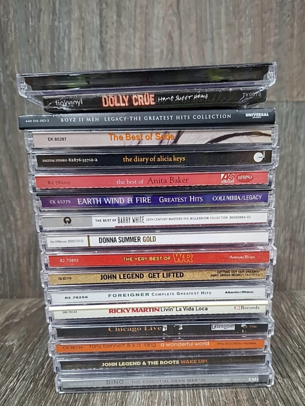 Assorted Music CD Bundle - Clear CD Cases